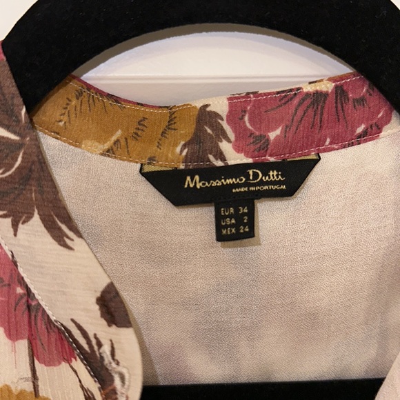 Massimo Dutti Silk Floral dress - Picture 5 of 8